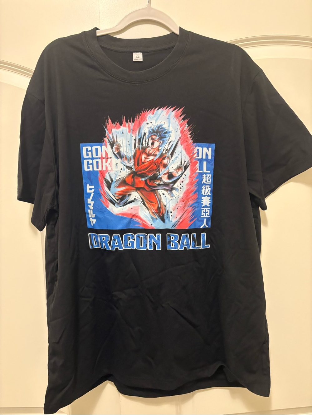 Brand new Dragon Ball Graphic Tee - Black with Red/Blue Print